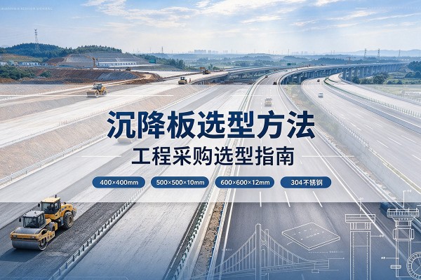范县沉降板选择方法