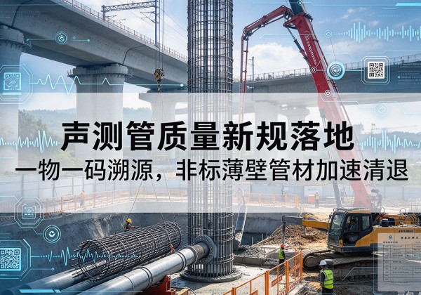 范县声测管质量新规落地，一物一码溯源，非标薄壁管材加速清退