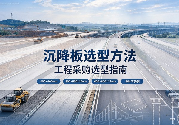 范县沉降板选择方法